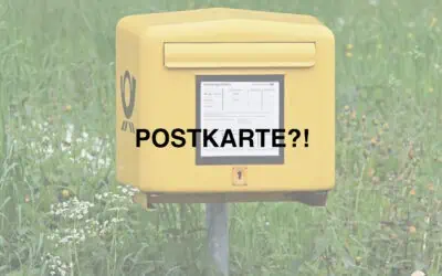 Postkarte für den guten Zweck